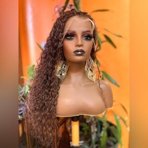 24” 200% Density 100% Human Hair 13x6 Lace Frontal Wig